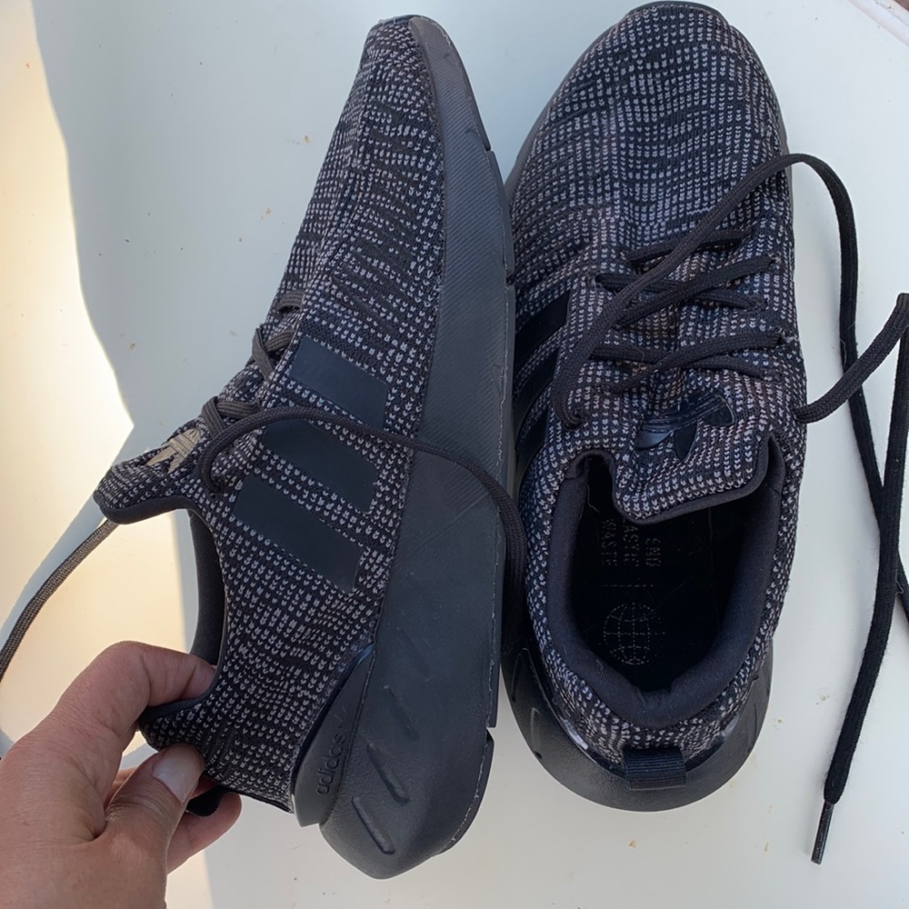 Adidas size 4 boys shoes